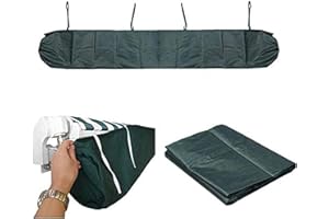 YFFS Funda para Cubierta De Toldo Protección Solar Bolsa De Almacenamiento De Toldo Impermeable A Prueba De Polvo con Cuerda para Jardín Al Aire Libre Patio (3.5m/ 11.48ft,Verde)