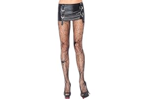 KLONKEE Pattern Fishnet Tights High Waisted Stockings Fashion Leggings Pantyhose for Women