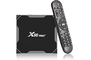 HUAFELIZ Android 9.0 TV-Box, Smart Media Player 4 + 32 GB HD TV Box mit Fernbedienung, unterstützt 4 K/3D 2,4 & 5 GHz WiFi BT 4.0 USB 3.0 1000 M LAN Android Box