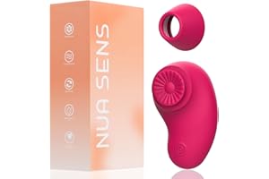 NUA SENS | Succionador Clítoris Mujer | Vibrador Clítoris Silencioso con Succión y Vibración | Juguetes Eróticos Femeninos | Estimulador de Clítoris Portátil | Juguetes Sexuales para Pareja