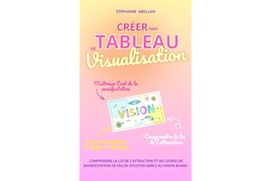 CREER SON TABLEAU DE VISUALISATION: Comprendre simplement la loi de l'attraction et les leviers de manifestation de façon intuitive grâce au vision board