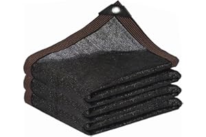 Fiita Black Shade Cloth 6.5X13FT Durable Mesh Tarp with Grommets Garden Sunblock Shade Cloth Shading Antifreezing 90% Sunblock Net for Plant Cover Patio Canopy Pergola Greenhouse Car Barn Kennel