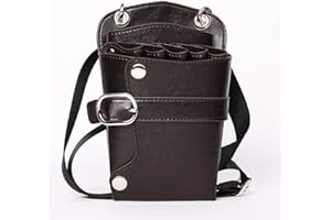 BETTERLE Barber Werkzeugtasche Friseurtasche Salon Schneide Tasche mit Schulter Gürtel Friseurin Gürteltasche für Scheren Kämme Friseurwerkzeuge (Schwarz)