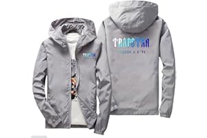 XYYYHTL Trapstar Windbreaker Men's Waterproof Jacket Trapstar Windproof Outdoor Multi-Pockets Trap Star Winter Coats Warm Outdoor Trapstar Hoodie Jackets Casual Winter Trapstar Cargo Coat