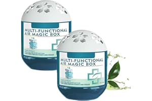 WENCHRISDT Air Purification Dust Removal Magic Box, Multi-Functional Air Magic Box Cleaner, Automatic Dust Collection Airs Purifier Magic-Box, Odor Eliminator Airs Fresheners For Home (2pcs)