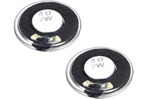 SOURCING MAP Sourcingmap 2 W 8 Ohm DIY Speaker 36 mm forma rotonda di ricambio altoparlante 2 pezzi