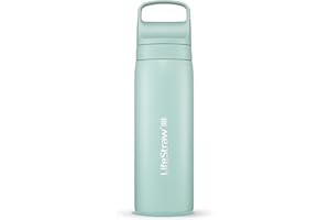 LifeStraw Go Series - Botella de acero inoxidable con filtro de agua