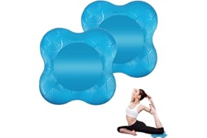 ORTVIAI 2 Stücke Kniekissen Yoga, Knie Pad, Zubehör - Schützt Hände, Knie und Ellbogen - Geeignet für Zuhause, Yoga-Studio und Outdoor
