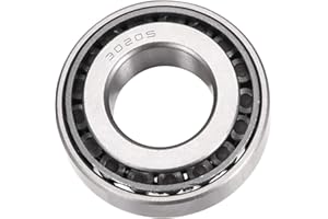 sourcing map Roulement à rouleaux coniques 30205 Ensemble cône et coupelle alésage 25 mm 52 mm OD 15 mm épaisseur