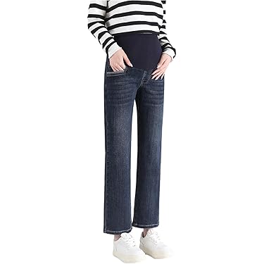 Zwangerschapsbroek, Wide legs, Flared Pants, High Waist Bij ZEI - Z.E.I. Positiekleding