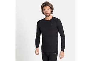Odlo Uomo Maglietta Intima Tecnica a Maniche Lunghe Active Warm Eco