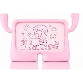 Apple iPad Mini 7 Mini 6 ile uyumlu Kılıf &Ccedil;ocuklara &Ouml;zel Silikon Case 2021-2024 Pembe