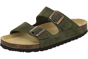 AFS-SCHUHE AFS Shoes 3100, Comfortable Mules for Men Leather Slippers Work Shoes Made in Germany