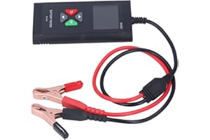 VIAGASAFAMIDO BM580 Probador de Batería Portátil 6V 12V Analizador de Batería de Automóvil Industrial Equipo Probador de Batería con Pantalla TFT a Color de 2,4 Pulgadas para Automóviles Motocicletas Cortadoras de