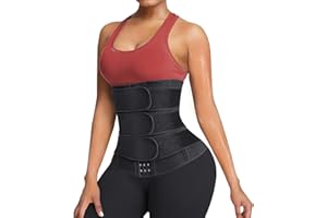 Gotoly Donna Fascia Addominale Dimagrante Waist Trimmer Allenamento Cintura Regolabile Fitness Addominali Brucia Grassi Corsetto Lombare Sauna Sudorazione di Sostegno Posteriore