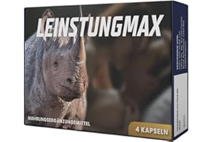 Leinstungmax 100% reiner Ginśeṅgg-Extrakt mit Vit C, Zink, Arginin, Màcaa I sofortige Turboladung für bessere Léistùng (Pack 