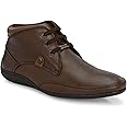egoss Comforts Premium Genuine Leather Driving Shoe Boots for Men-G-549