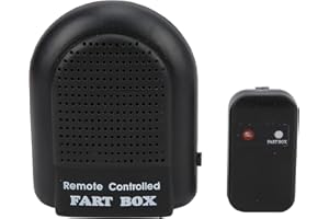 HAOWECIB Caja De Pedos, Broma Farting Noise Maker Juguete De Broma De Fiesta Simular Diferentes Sonidos De Pedos ElectróNico Juguetes De Broma PráCtica Con Control Remoto Para NiñOs Adultos (Fart Box )
