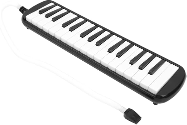Wakects IRIN Mélodica 32 Touches Style Piano, Son de Qualité, Design Compact, Noir, pour Éducation Musicale et Débutants