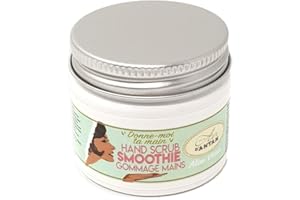 UN AIR D'ANTAN Gommage Mains 60 secondes Chrono Aloe Vera - Soin au Complexe Grains de Pierre Ponce, Huile Amande Douce, Huile D’Olive - Parfum Aloe Vera - Gommage Mains et Pieds - Peeling Mains - Pot 50ml