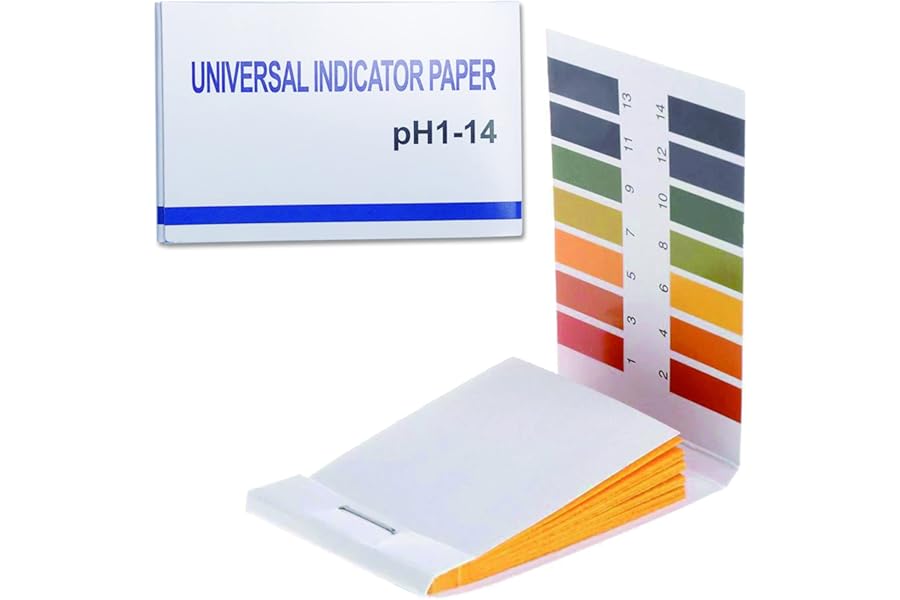 LRMYS Universal pH Balance Test Strips - 80 Strips for Urine, Saliva, Water, Pool, Spa, Soap, Soil, Diet, Fish Tank Liquids