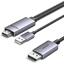 KabelDirekt – Adaptateur DisplayPort DP Sur HDMI – 0,15m – (résolution De 4K / 60 Hz, Contacts Dorés 24k, Convient Pour Les Cartes Graphiques Avec Sortie DP