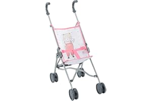 Corolle- Mon Grand Poupon Passeggino, 9000140720, 18 Mesi, per Bambole Cm 36-42, Colore Rosa