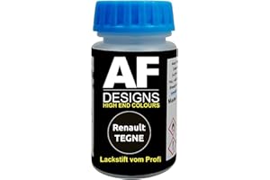 ALEX FLITTNER DESIGNS Touch Up per Renault TEGNE Noir Etoile Nacre Di Asciugatura Rapida Vernice Laura Auto Pennello pennarello stick