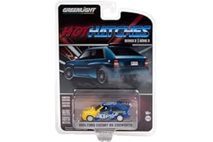 GÉNERIC Greenlight Entertainment Hot Hatches 1994 Ford Escort RS Cosworth vehicle 1.64 scale limited edition diecast model