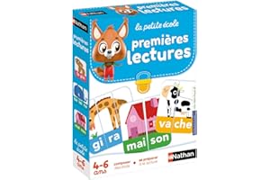 Nathan - La Petite Ecole - Premières Lectures - Composer des Mots - Apprendre À Lire - Jeu Educatif - Pour Enfants dès 4 ans