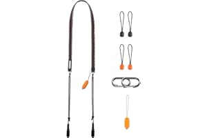 PGYTECH Sangle d'appareil photo Slim Réglable à dégagement rapide 820-1360mm Légère Multicolore pour appareils photo hybrides/compacts/Instax/numériques, Trendy Style