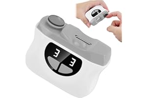 FOCENAT Tagliaunghie Elettrico, 2025 Nuovo Taglia Unghie Elettrico con Luce LED, 3 in 1 Tagliaunghie Automatico con 3 Velocità, Nessun Rumore, Electric Nail Clippers per Neonati, Adulti, Anziani (Grigio)