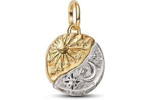 YUMINN Love and Heart Charms in Argento 925 per Bracciali e Collane Perline Pendenti San Valentino Festa della Mamma Regali di Gioielleria per Donne