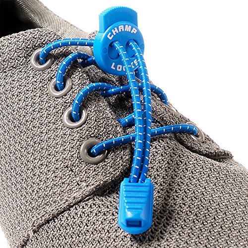 CHAMP LOCKS – Elastische Schnürsenkel mit innovativem Schnellverschluss (1 Paar) – Schnellschnürsystem mit hohem Komfort – Schleifenlos für starken Halt und perfektem Sitz – inklusive 1 Jahr Zufriedenheitsversprechen - 2
