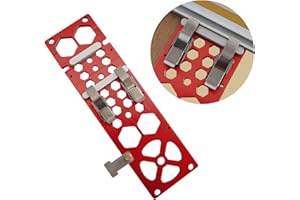 CDIYTOOL 340 mm 90 Grad Kreissägeführung, rechtwinklige Führungsschiene für Kreissägen, Winkelanschlag, kompatibel mit Fe-s-t-o-ol und Ma-k-i-ta Schiene (340mm Red)