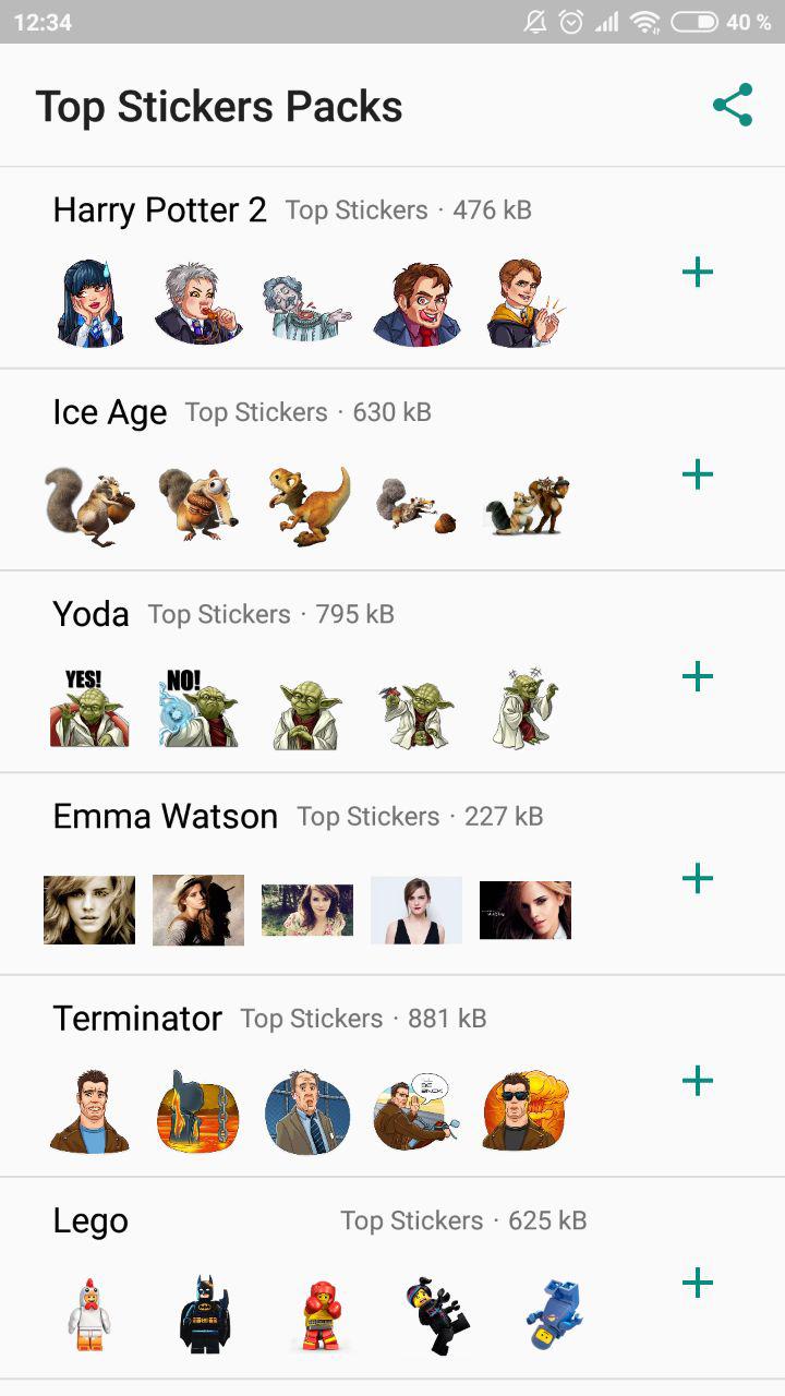 Top Stickers of Movies - Wastickerapps 