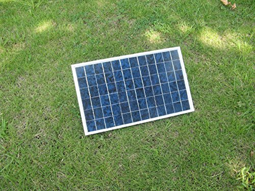 ECO-WORTHY 10 Watt Solarmodule 12 Volt Off Grid Bausatz W/ 3A Laderegler – Photovoltaik Solarpanel zum Aufladen von 12V Batterien - 4