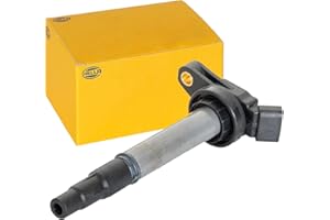 HELLA 5DA 358 000-461 Bobina de encendido - 12V - 4polos - Bobina de encendido cavidad bujía - atornillado