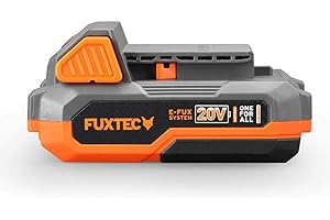 Fuxtec Batterie Li-ION 2Ah 20V E1B2AH adaptée à Tous Les Outils et Outils de Jardin 20 Volt - Temps de Charge 60 Min