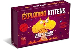 Asmodee - Exploding Kittens: Party Pack - Divertente Gioco di Carte, 2-10 Giocatori, 7+ Anni, Edizione in Italiano