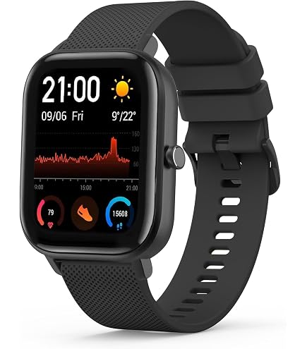 TiMOVO Silikon-Armband Für Amazfit GTS/GTR & Bip-Serie – Verstellbar, Schwarz, 3 Stück