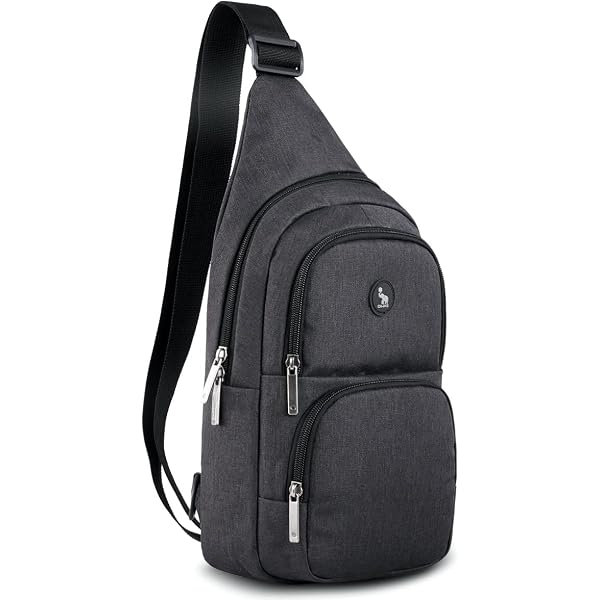 Sacoche Bandoulière REETEE Grande Capacité - Unisexe Pour Voyage, Sport Et Quotidien | Sac Poitrine Pratique