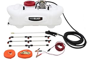MaxBlast ATV Sprayer 60L 12 Volt Spot Sprayer With Boom And Accessories Broadcast Quad Tractor Fertilizer Herbicide Pesticide Agricultural