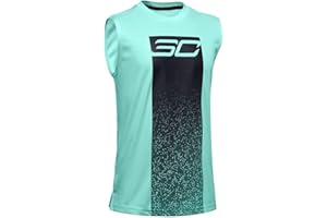 Under Armour UNDKU Kids SC30 Sleeveless Tee Tank - Neo Turquoise//Black (361), YLG