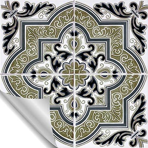 Odhams Press Jardin Versailles Re-Tile Decal with White Background, 6"