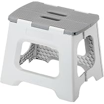 Sgabello Pieghevole Avit AV00010 - Leggero, Regolabile Da 6 A 46 Cm, Portata 200 Kg