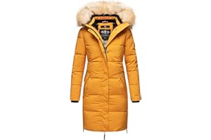 Navahoo Ciepły damski zimowy pikowany płaszcz zimowy, parka B803