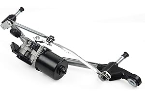 Dixhills tringlerie d'essuie-glace avec moteur électrique d'essuie-glace moteur d'essuie-glace avant de remplacement pour Clio III BR0/1 CR0/1 2005-2014 - numéro de pièce 7701061590 8200268931