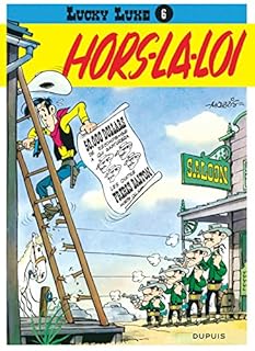 jaquette livre Lucky Luke, tome 6 : Hors-la-loi