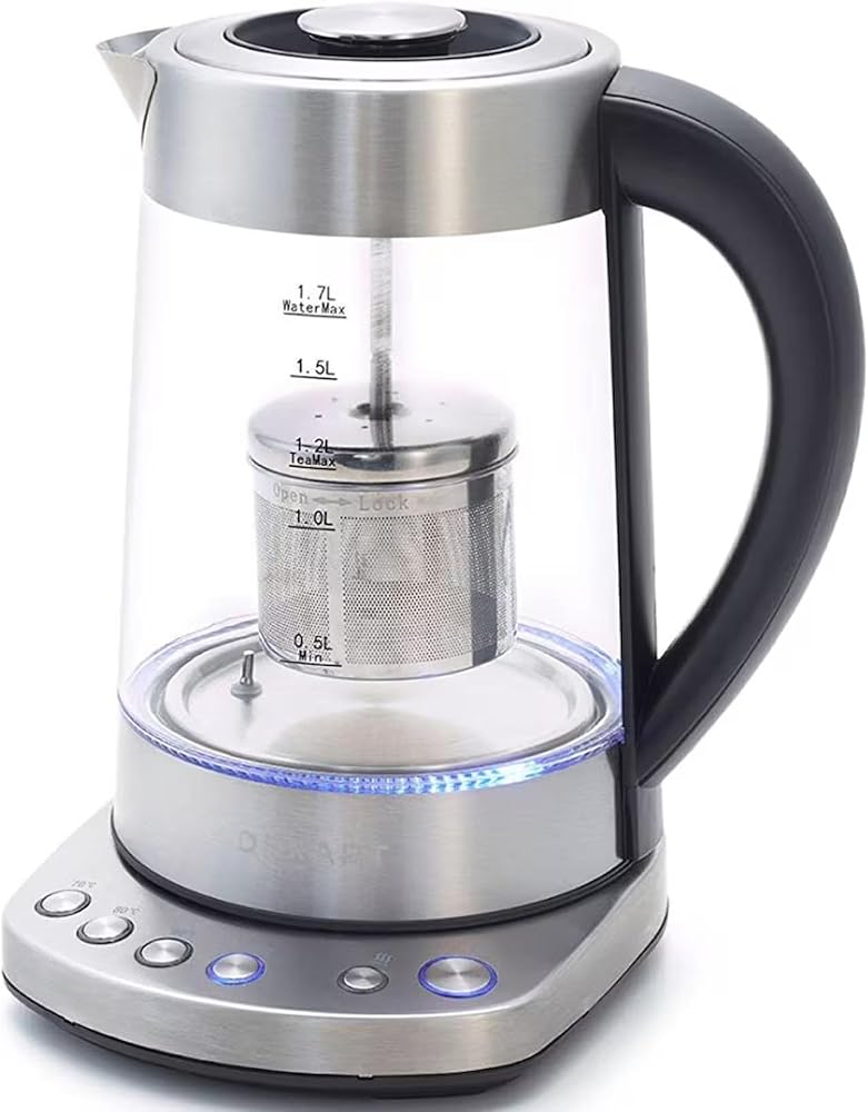 Dexart WK-0816G TeaCraft Çay Makinesi ve Su Isıtıcı, Metalik